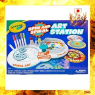 Crayola Spin & Spiral Art Station Spin to Create Drawings 747295 Genuine Product