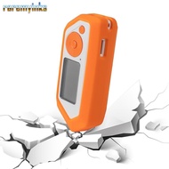 RAREM Game Console Protective Cover, White/Orange Multifunctional Tool For Flipper Zero Protective ,