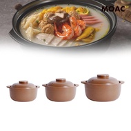 [ Clay Pot Clay Cooking Pot Handmade Cantonese Unglazed Clay Pots for Cooking Cookware Earthen Cooking Pot