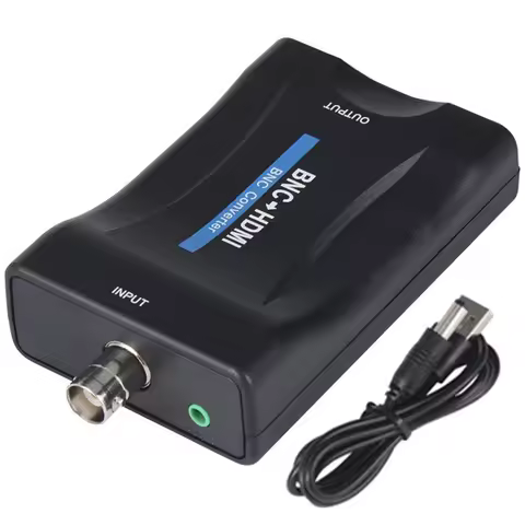 BNC to HDMI Converter Adapter 1080P/720P HD Display BNC Female to HDMI Video Converter HDMI Output f