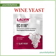 Lalvin Wine Yeast Fermented EC-1118