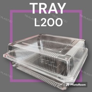 1 PCS Kuih Container L200 / Bakery Container 8" x 8" square cake tray with lock