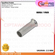 Plain 2.5mm Ferrules to Blox Mcb Cable ConnectorSkun