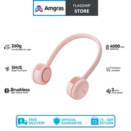 Amgras NeckFan Life2 Portable Neck Fan Outdoor Bladeless Fan 4000mAh Battery Adjustable Airflow