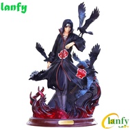 LANFY Naruto GK Figure Toys Akatsuki 26cm PVC Uchiha Itachi Figure