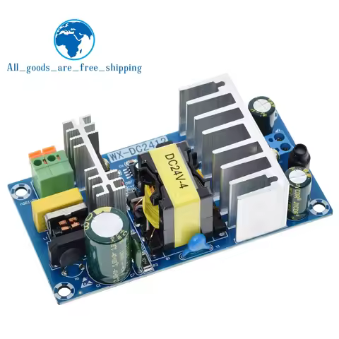1/3pcs New Arrival 4A To 6A 24V Stable High Power 100W Switching Power Supply Board AC DC Power Modu