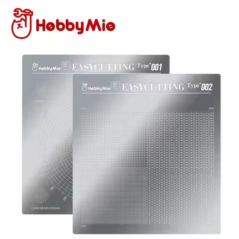 HOBBY MIO Cutting Board for Masking Tape Stainless Steel Cutting Mat Engraved Line Plate Model Color