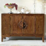 新古典香椿木簡約實用餐邊櫃,地櫃.設計古典又簡約,中西合壁設計,充滿線條美..呎吋:120W x 40D x 80H