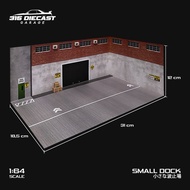 Papercraft Diorama Small Dock Diorama Set Diorama 1/64