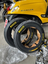 ยาง Pirelli Diablo Rosso Scooter SC ขนาด 100/90-12 64P TL/R /// 120/80-12 55P TL vespa / Monkey / Gi