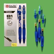 BAZIC Gel Ballpoint Black / 0.5 mm / Kenko Gel Ballpoint / Liquid Pen / Blue