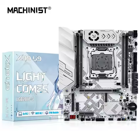 MACHINIST X99 U9 Motherboard Kit LGA2011-3 CPU Support Xeon E5-2680 V4 TPM2.0 Triple M.2 NVME Slots