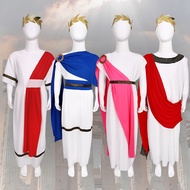 Halloween Ancient Roman Greece Children cosplay Costume Queen King cosplay Stage Costume