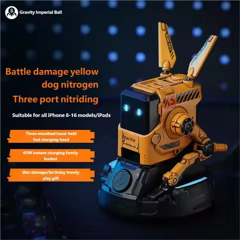 GravaStar Alpha65 Dog Nitrogen Charger 65W Gallium Nitride Charger Suitable For IPhone16 Huawei Xiao