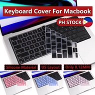 Silicone Keyboard Cover for Macbook Air M4 M3 A3113 A3240 Pro 14 M5 ultra thin dust film  2020 Pro A