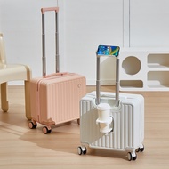 18 Inches Luggage Hand Carry Luggage 7kg Carry-on Boarding Luggage Cell Phone Holder Cup Holder