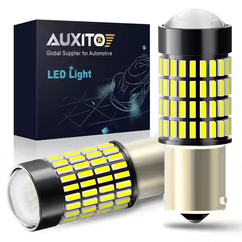 AUXITO 2X 1156 P21W BA15S Car LED Reverse Light Bulb W16W 921 T15 Auto Backup Lamp For Dodge Caliber