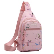 斜挎包messenger bag2024新款大容量运动斜挎包运动包胸包轻便单手机包小背包单肩包女新款2025.3.23