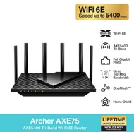 [WiFi 6E] TP-Link Archer AXE75 AXE5400 Tri-Band Wi-Fi 6E Router เราเตอร์ไวไฟ 6E ซีพียู Quad-Core มี 