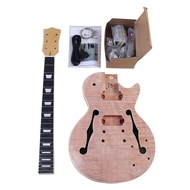 Gitar DIY Pengubahsuaian Gitar Elektrik Gitar Elektrik Separuh siap Set DIY Pemasangan LP Aksesori G