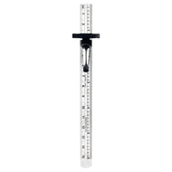 Stainless Steel Ruler 15 Cm./6 Inches With Clip Rustproof Mechanic's Work Temple Easy To Carry