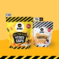 IRVINS Salted Egg Potato Chips 210g & truffle Potato (1xBP+2xTZZ)
