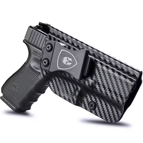 IWB Carbon Fiber Holsters Fit Glock 17 Glock 19 / 19X / 26 / 44 / 45 Gen(1 2 3 4 5) & Glock 23 / 32