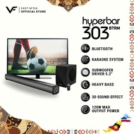 Vinnfier VF Hyperbar 303 BTRM Wireless Bluetooth Soundbar with 3D Sound FM Radio AUX HDMI