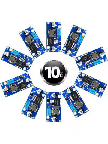 10Pcs XL6009 DC-DC Buck Converter Buck Boost Voltage Power Supply Switch Module 4A 400KHz Adjustable