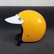Riders & Rules open face helmet (yellow) - size L