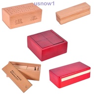 AHOUR1 Wooden Brain Teaser Puzzle, Unlock Luban Lock IQ Puzzle Mind Brain Teaser, Classic Brain Teas