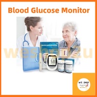 READY STOCKBlood Glucose Meter Sugar Glucometer Mesin Meter Cek Gula Darah Kencing Manis Test Strip 