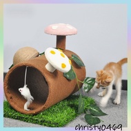 Climber for Pet Cat One Sisal Cat Scratching Board Cat Tunnel Tree Hole Wooden Cat Nest Cat Toy