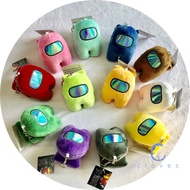 Among Us Plush Toys Stuffed Doll Figure Christmas Keychain Pendant