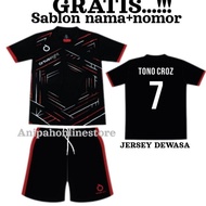 HEBAT [ FREE NAMA NOMOR PUNGGUNG ] JERSEY FUTSAL DEWASA/ BAJU OLAHRAGA