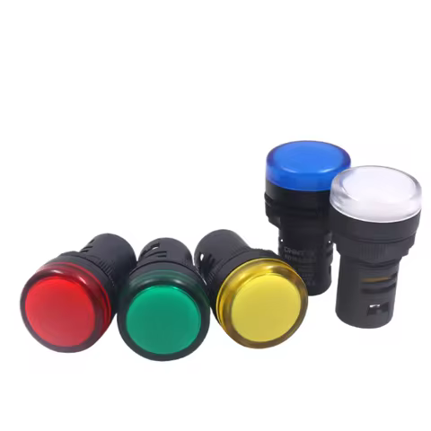 CHINT LED signal power AD indicator light ND16-22DS/4 Red Yellow Blue Green White AC/DC 12V 24V 220V