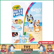 [sgstock] Crayola Bluey Color Wonder Coloring Book Pages & Markers, Mess Free Coloring, 18 Pages