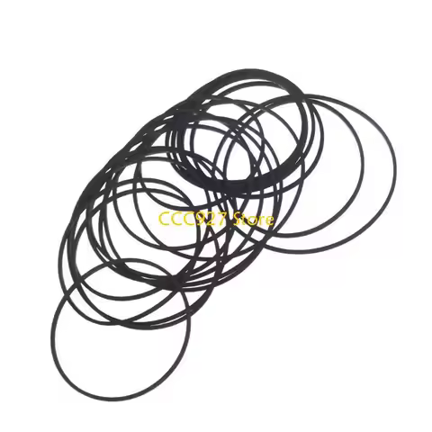 B03F Rubber Drive Belts for and Video Players 20pcs Set Sturdy and Stable Mixed Size 75-100mm Width 