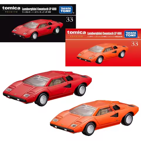 Takara Tomy Tomica Premium 33 Lamborghini Countach LP400 Car Alloy Vehicle Diecast Metal Model Kids 