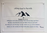 棉麻厚質 掛布 | 大小2尺寸 | JESUS | 基督教禮品 幸福小組