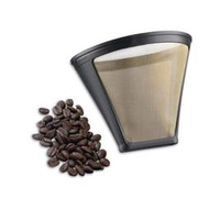 [3美國直購] Cuisinart GTF-4 原廠 4杯 咖啡機用 金屬濾網 濾杯 免濾紙過濾網 Gold Tone Coffee Filter _CC2