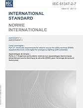 IEC 61347-2-7 Amd.2 Ed. 3.0 b:2021, Amendment 2 - Lamp controlgear - Part 2-7: Particular requiremen