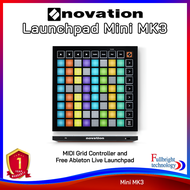 Novation Launchpad Mini MK3 Compact USB MIDI Controller คอนโทรลเลอร์ USB MIDI ขนาดกะทัดรัดสำหรับ Ableton Live พร้อม 64 แพต รับประกันศูนย์ไทย 1 ปี