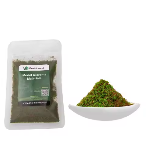 Model Static Grass Terrain Simulation Ground Powder Foliage For Railway Train Wargame Landscape Scen