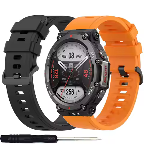 Soft Silicone Strap For Huami Amazfit T-REX 2 Smart Watchband Sports Bracelet For Xiaomi Amazfit T-R