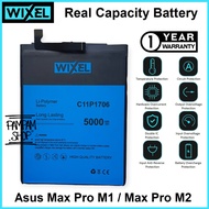 WIXEL ORIGINAL Baterai Asus Zenfone Max Pro M1 ZB601KL ZB602KL C11P1706 Max Pro M2 ZB631KL Real Capacity Battery 100% Batre Batrai HP Handphone Double Power