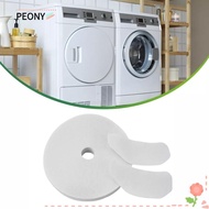 PEONIES Tumble Dryer Exhaust Filters, Replacement White Air Intake Filters, Practical Cotton Accessories Round Exhaust Filters Dryer Parts