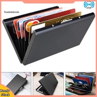HUA  Credit Card Holder Smooth Surface Protective Lightweight RFID Blocking Credit Card Holder for B