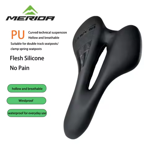 Merida Bicycle Saddle MTB Road Bike Cushion Soft Thickened Cycling Seat CZ002