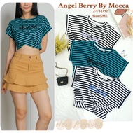 Angel Berry 22216 Premium Quality Stripe Line Design Crop Tops (AUG05)